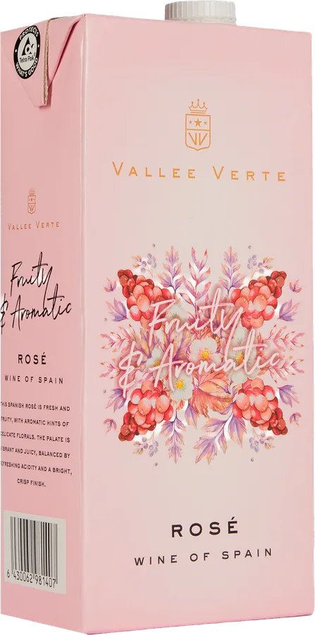 Vallee Verte Rosé 2024 kartonkitölkki